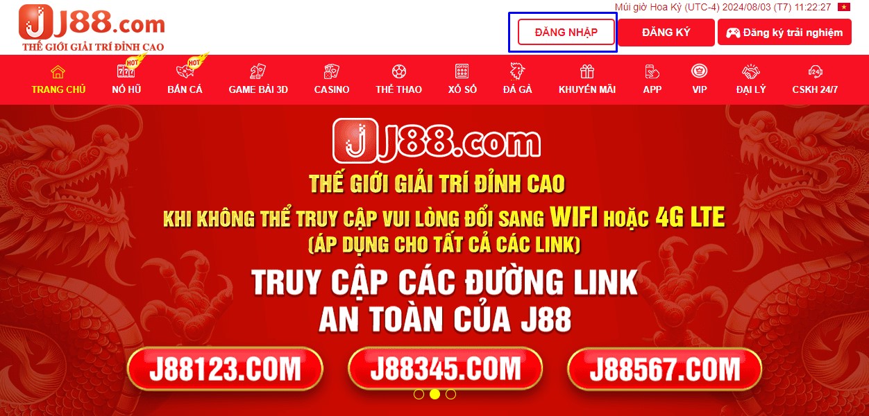 Đặng nhập J88 cực nhanh