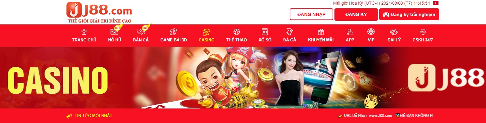 Đôi nét giới thiệu về casino online J88